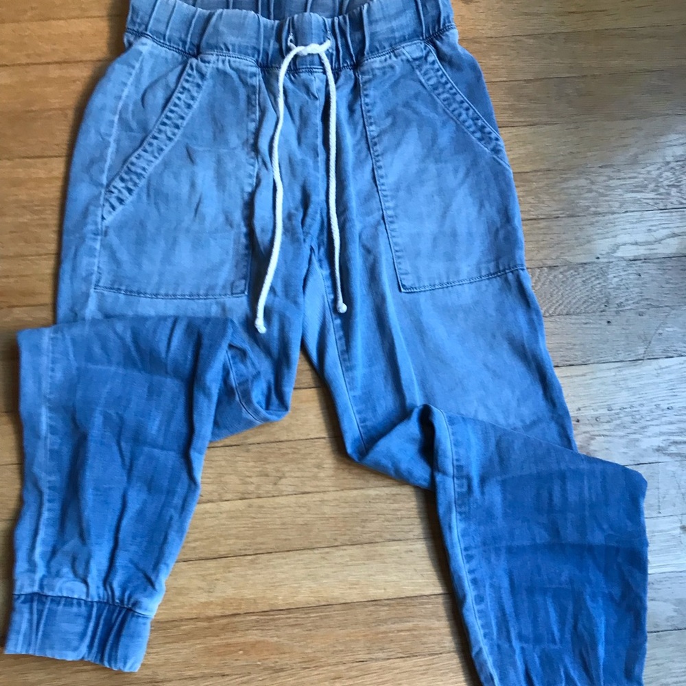 Bella Dahl Cotton Denim Joggers